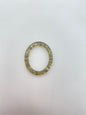 Oval Ring 33mm Olive