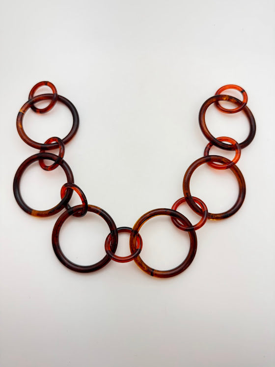 Resin Chain Link 14"x51mm Tortoise
