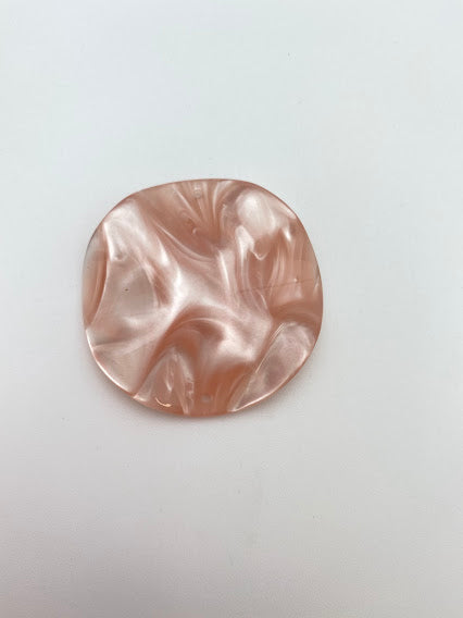 Wavy Drop 50mm Lt Pink