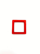 Square Frame 30mm Ruby Red Matte