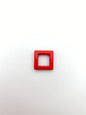 Square Frame 19mm Cherry Red
