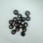 Kazuri Bead Large Hole Rondell - Black