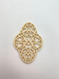 Filigree Quatrefoil 60x44mm Ivory