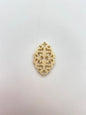 Filigree Marquise 30x21mm Ivory