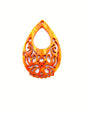 Filigree Tear Drop 2.75” Carnelian