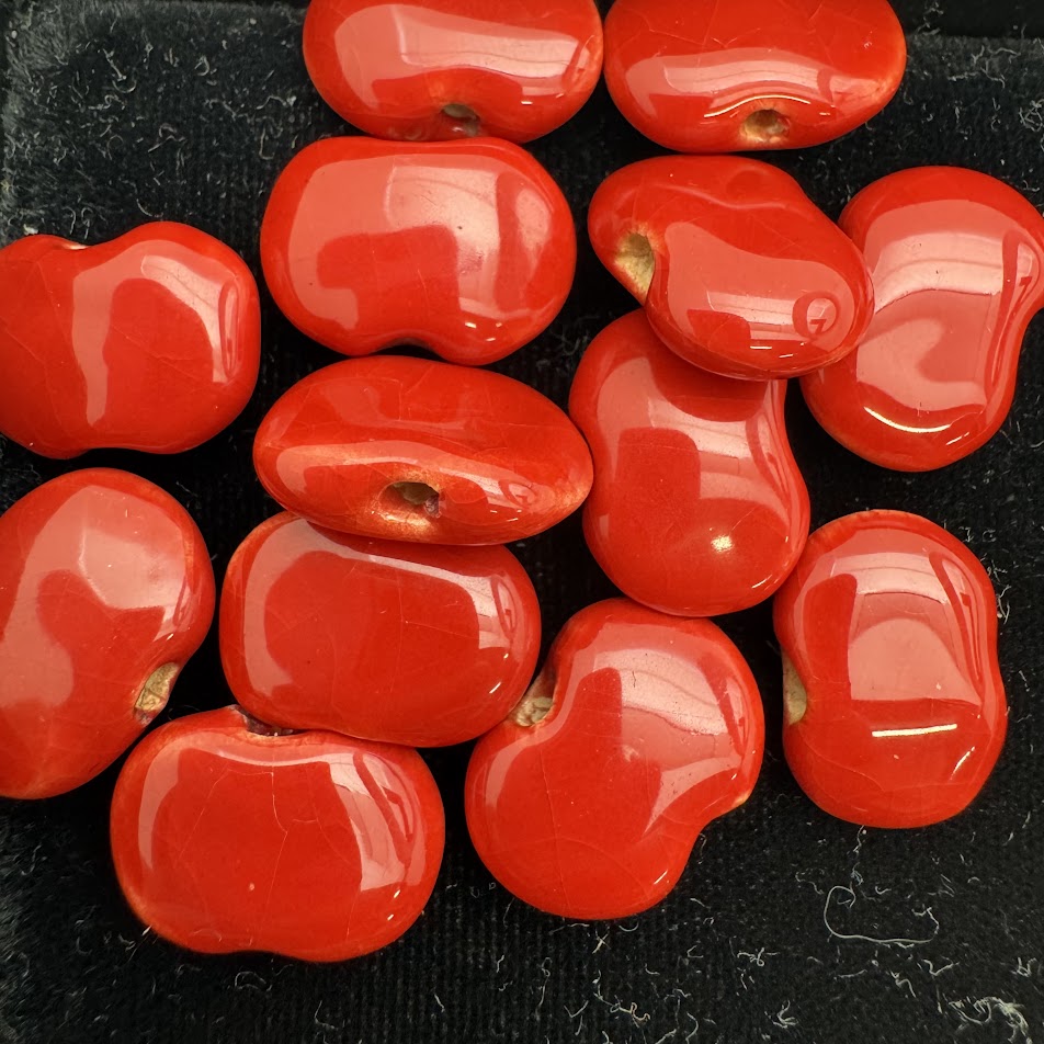 Kazuri Bead 10mm x 15mm Shale - Solid Colors