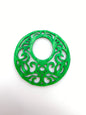 Filigree Circle 2.5” Emerald