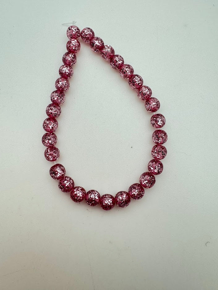 Round 6mm Glitter Dalia