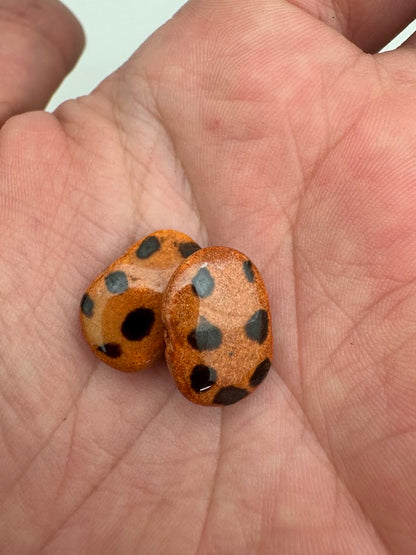 Kazuri Bead 10mm x 15mm Shale - Multicolor