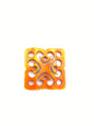 Filigree Square 33mm Carnelian