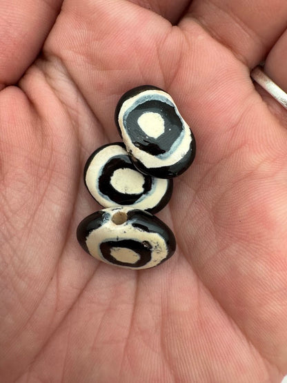Kazuri Bead 10mm x 15mm Shale - Multicolor