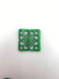 Filigree Square 33mm Emerald
