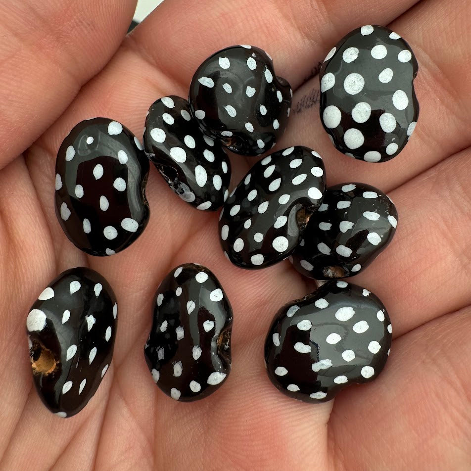 Kazuri Bead 10mm x 15mm Shale - Multicolor