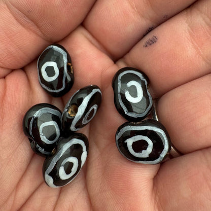 Kazuri Bead 10mm x 15mm Shale - Multicolor
