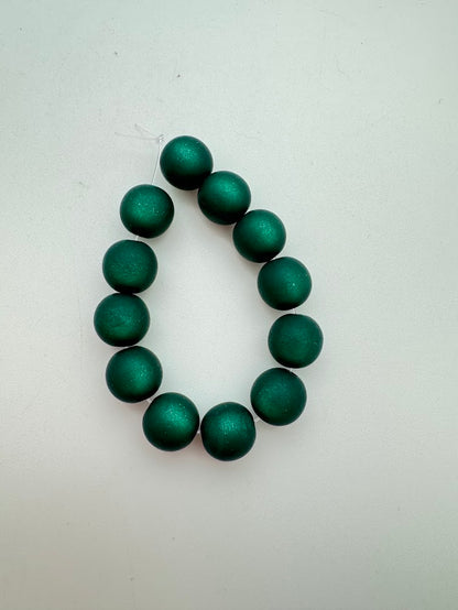 Round 10mm Moon glow matte Bosco