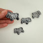 Kazuri Zebra Focal Bead 36mm
