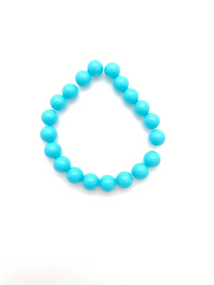 Round 10mm Lt Turquoise