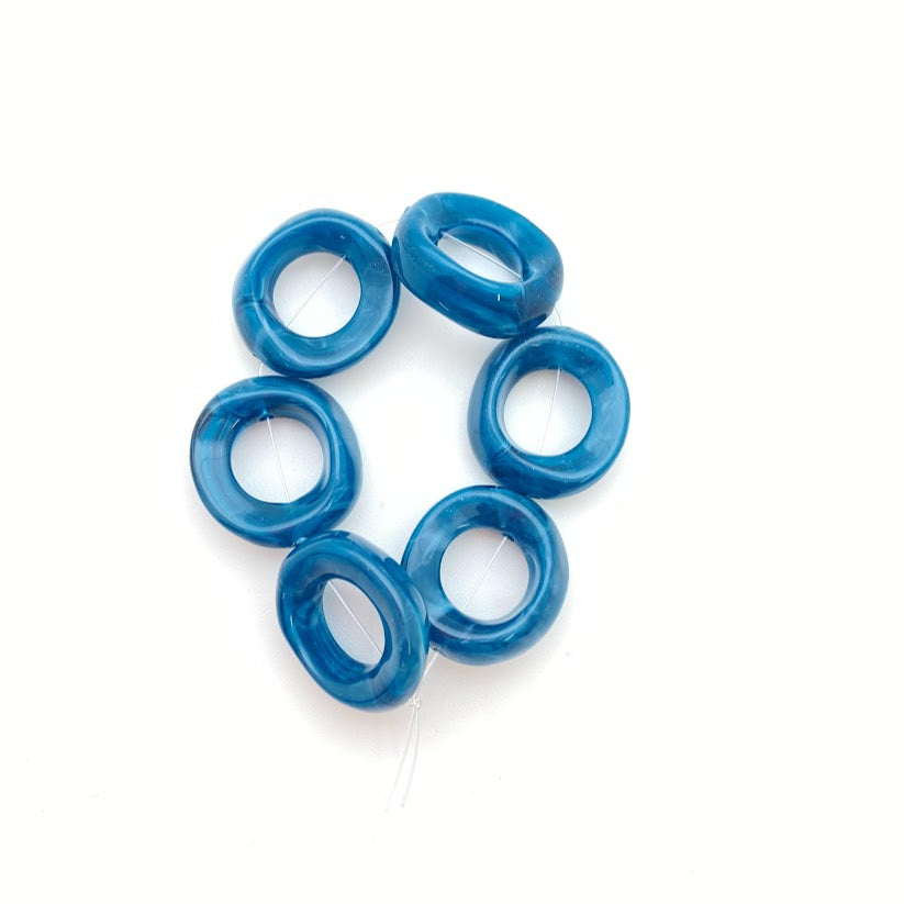 Ring Bead 22mm Bermuda Blue