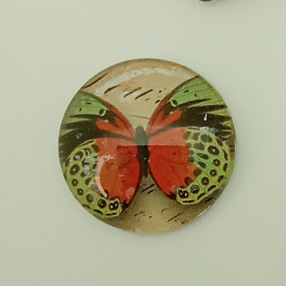 Glass Small Round Cabochon 25mm