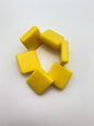 Flat Square 24mm Yellow - FY-0052-E