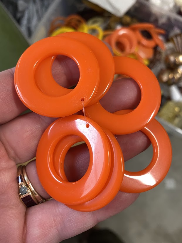 Ring Drop 37mm Orange