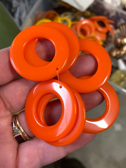 Ring Drop 37mm Orange