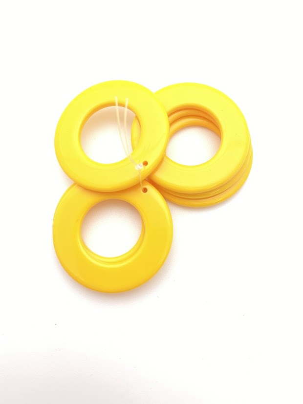 Ring Drop 37mm Yellow