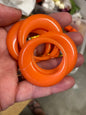 Ring Drop 42mm Orange
