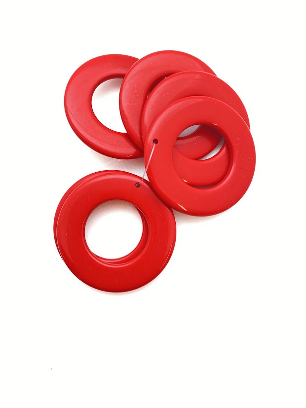 Ring Drop 37mm Red