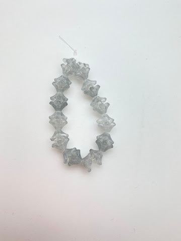 Flower Cap 10mm Gray Marble - FL-0015-C