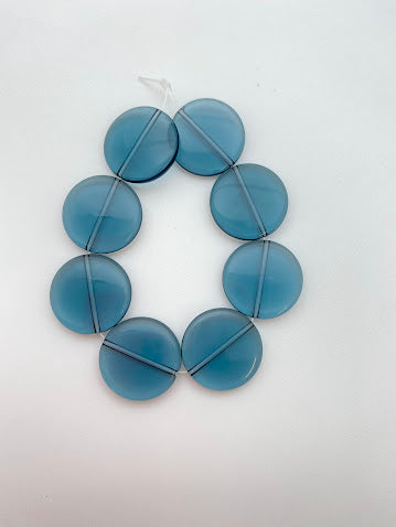 Flat Disk 20mm Montana Blue