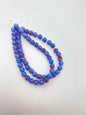 Vintage Glass Faceted 6mm Two-tone Blue/Purple