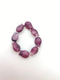 Vintage Glass Tulips 18mm Two-tone Purple - VBE-0250-B