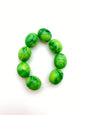 Oval 18x15mm Kiwi Marble