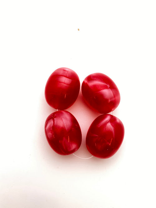 Oval 25x20mm Rose Marble