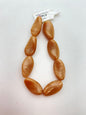 Vintage Glass Twisted oval 16x12mm Chi - VBE-0684-E