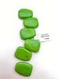 Vintage Glass Two-Hole 24x18mm Lime Green - VBE-0820-D
