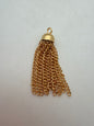 Vintage Metal Tassel 1.75" Gold