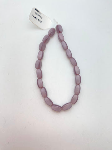 Vintage Glass 4 sided 8x4mm Lavender - VBE-1114-B