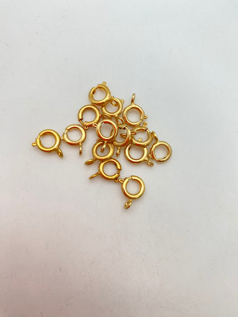 Vintage Metal clasp 7mm Gold