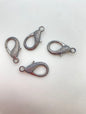Vintage Metal Clasp 30x15mm Silver