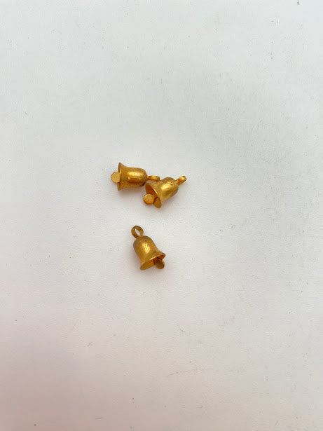 Vintage Metal Bell 10mm Gold