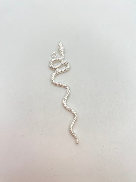 Vintage Metal Snake 2.5” Silver