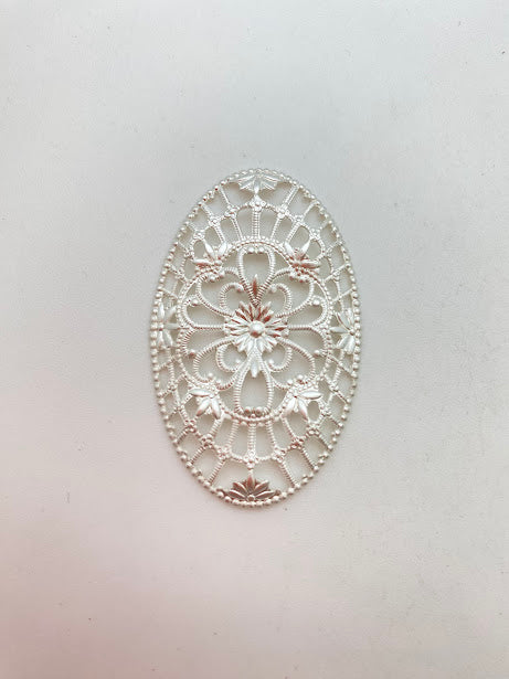 Vintage Metal 50x30 Silver