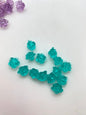 Flower Button 10mm Teal - FL-0201-D