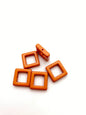 Square Frame Bead 19mm Melon
