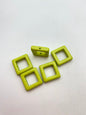 Square Frame Bead 19mm Kiwi
