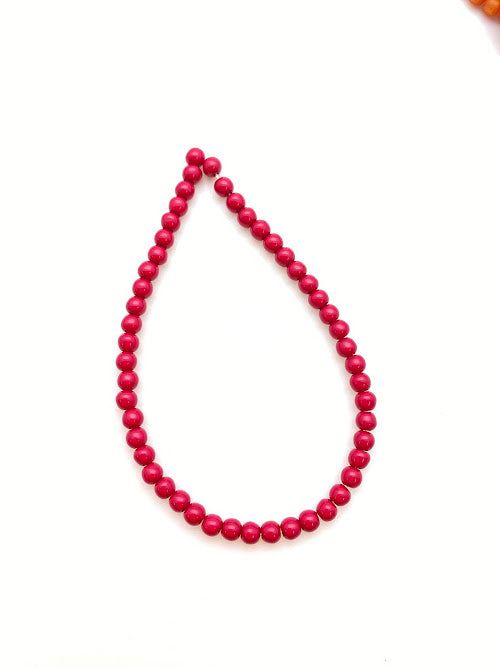 Opaque Round 4mm Magenta