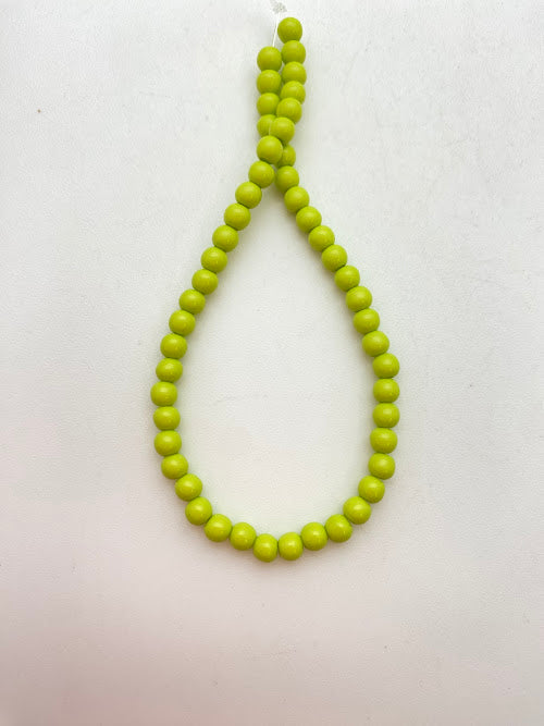 Opaque Round 4mm Kiwi