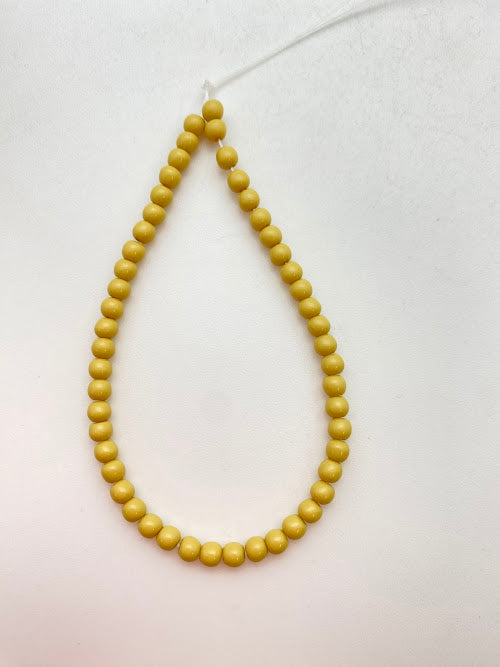 Opaque Round 4mm Curry